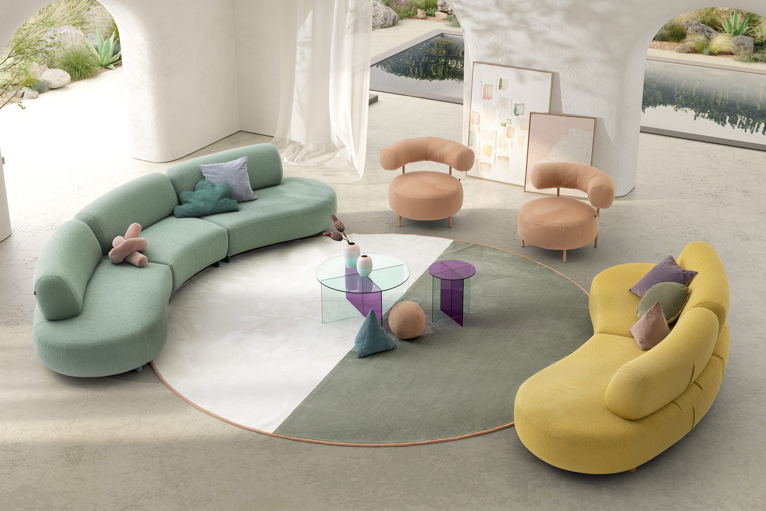 Bon Bon Sofa Lounge Colorium Featured